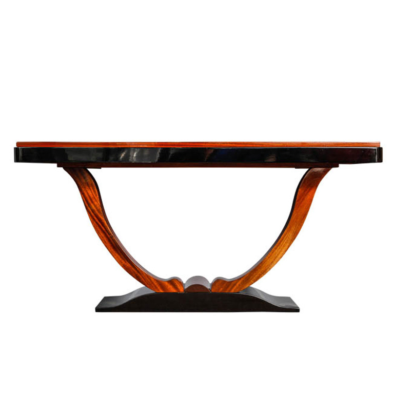 Art Deco Console Table With U Bases Modernism